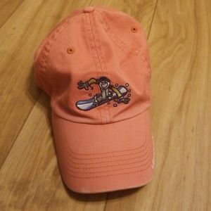 Cute orange baseball cap